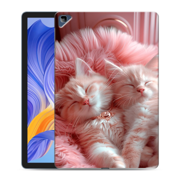 Силиконовый чехол на Huawei Honor Pad X8 с принтом котята котики