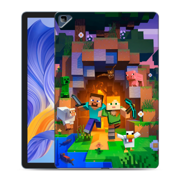 Силиконовый чехол на Huawei Honor Pad X8 с принтом Майнкрафт Minecraft