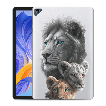 Силиконовый чехол на Huawei Honor Pad X8 с принтом Львы Силиконовый чехол на Huawei Honor Pad X8 с принтом Львы