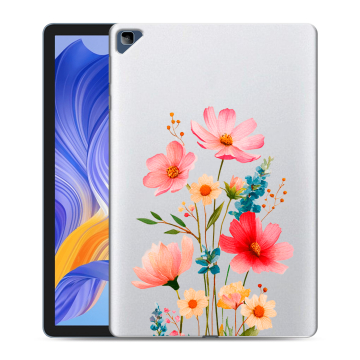 Силиконовый чехол на Huawei Honor Pad X8 с принтом Цветы Силиконовый чехол на Huawei Honor Pad X8 с принтом Цветы