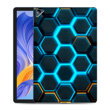Силиконовый чехол на Huawei Honor Pad X8 с принтом Неоновые соты Силиконовый чехол на Huawei Honor Pad X8 с принтом Неоновые соты