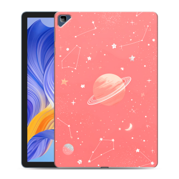 Силиконовый чехол на Huawei Honor Pad X8 с принтом Розовый космос Силиконовый чехол на Huawei Honor Pad X8 с принтом Розовый космос
