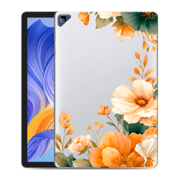 Силиконовый чехол на Huawei Honor Pad X8 с принтом Цветы принт Силиконовый чехол на Huawei Honor Pad X8 с принтом Цветы принт