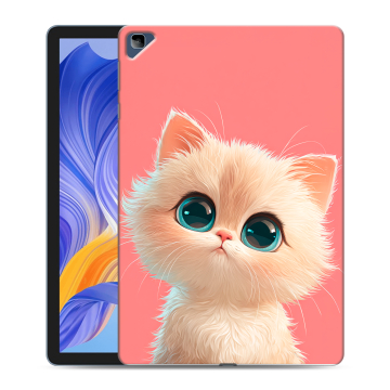 Силиконовый чехол на Huawei Honor Pad X8 с принтом Розовый котенок Силиконовый чехол на Huawei Honor Pad X8 с принтом Розовый котенок