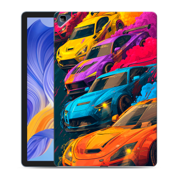 Силиконовый чехол на Huawei Honor Pad X8 с принтом Тачки Силиконовый чехол на Huawei Honor Pad X8 с принтом Тачки
