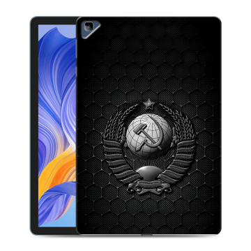 Силиконовый чехол на Huawei Honor Pad X8 с принтом Герб Флаг СССР