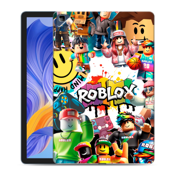Силиконовый чехол на Huawei Honor Pad X8 с принтом Roblox Роблокс