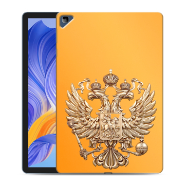 Силиконовый чехол на Huawei Honor Pad X8 с принтом Герб Флаг России