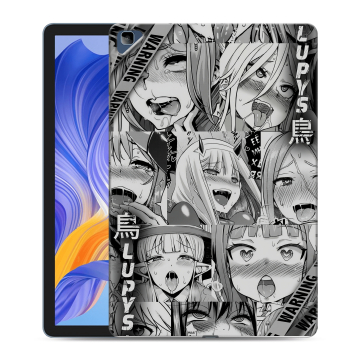 Силиконовый чехол на Huawei Honor Pad X8 с принтом Ahegao Ахегао Аниме