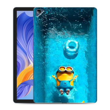 Силиконовый чехол на Huawei Honor Pad X8 с принтом Миньоны