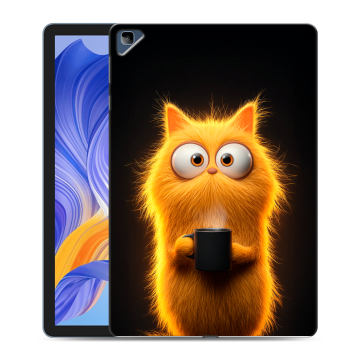 Силиконовый чехол на Huawei Honor Pad X8 с принтом Смешной кот Силиконовый чехол на Huawei Honor Pad X8 с принтом Смешной кот