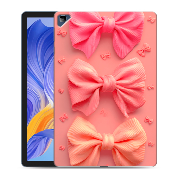 Силиконовый чехол на Huawei Honor Pad X8 с принтом Розовые бантики Силиконовый чехол на Huawei Honor Pad X8 с принтом Розовые бантики