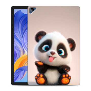 Силиконовый чехол на Huawei Honor Pad X8 с принтом милая панда Силиконовый чехол на Huawei Honor Pad X8 с принтом милая панда