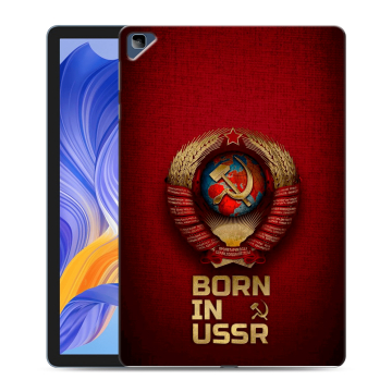 Силиконовый чехол на Huawei Honor Pad X8 с принтом Флаг Герб СССР