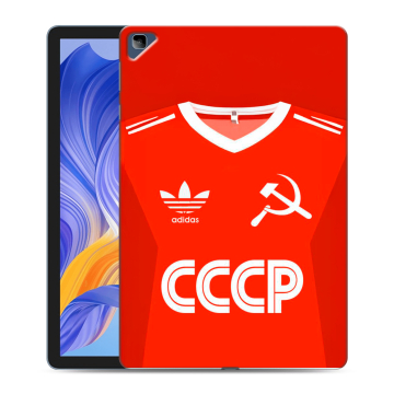 Силиконовый чехол на Huawei Honor Pad X8 с принтом Флаг Герб СССР