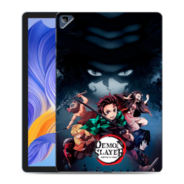 Силиконовый чехол на Huawei Honor Pad X8 с принтом Demon Slayer Клинок рассекающий демонов