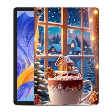 Силиконовый чехол на Huawei Honor Pad X8 с принтом Новый год