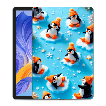 Силиконовый чехол на Huawei Honor Pad X8 с принтом Новый год