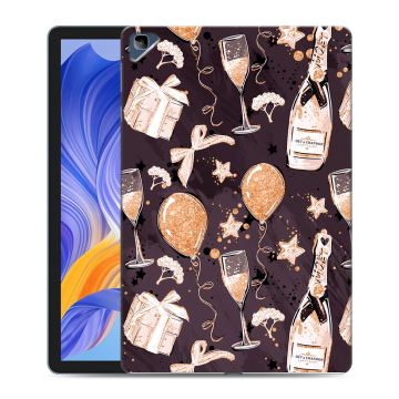 Силиконовый чехол на Huawei Honor Pad X8 с принтом Новый год