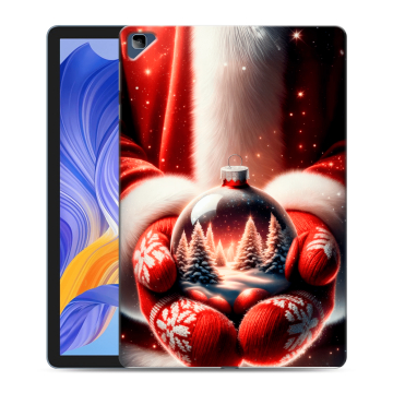 Силиконовый чехол на Huawei Honor Pad X8 с принтом Новый год