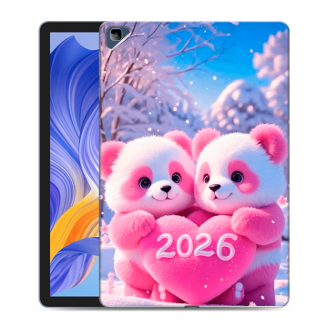 Силиконовый чехол на Huawei Honor Pad X8 с принтом Новый год