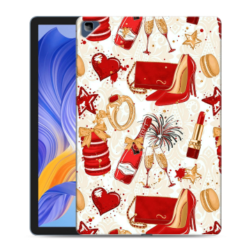 Силиконовый чехол на Huawei Honor Pad X8 с принтом Новый год