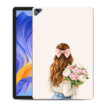 Силиконовый чехол на Huawei Honor Pad X8 с принтом женский Силиконовый чехол на Huawei Honor Pad X8 с принтом женский