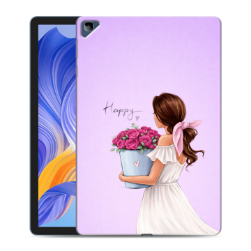 Силиконовый чехол на Huawei Honor Pad X8 с принтом женский Силиконовый чехол на Huawei Honor Pad X8 с принтом женский