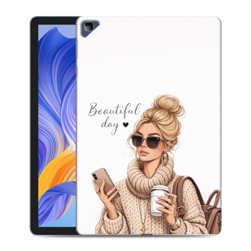 Силиконовый чехол на Huawei Honor Pad X8 с принтом женский Силиконовый чехол на Huawei Honor Pad X8 с принтом женский