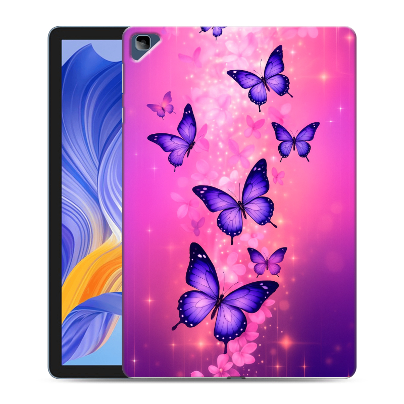 Силиконовый чехол на Huawei Honor Pad X8 с принтом Бабочки Силиконовый чехол на Huawei Honor Pad X8 с принтом Бабочки