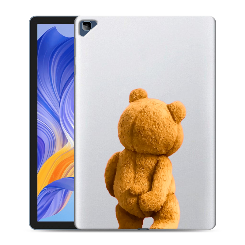Силиконовый противоударный чехол на Huawei Honor Pad X8 с принтом Медведь Силиконовый противоударный чехол на Huawei Honor Pad X8 с принтом Медведь
