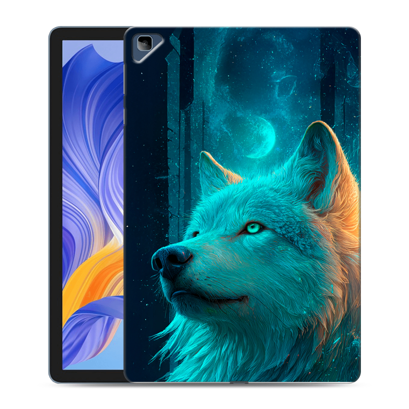 Силиконовый чехол на Huawei Honor Pad X8 с принтом бабочки саккура Силиконовый чехол на Huawei Honor Pad X8 с принтом бабочки саккура