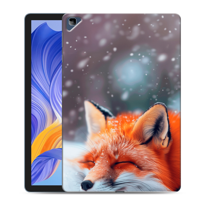 Силиконовый чехол на Huawei Honor Pad X8 с принтом лиса Силиконовый чехол на Huawei Honor Pad X8 с принтом лиса