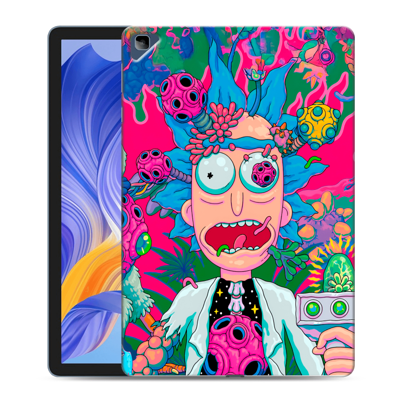 Силиконовый противоударный чехол на Huawei Honor Pad X8 с принтом Рик и Морти Rick Morty Силиконовый противоударный чехол на Huawei Honor Pad X8 с принтом Рик и Морти Rick Morty