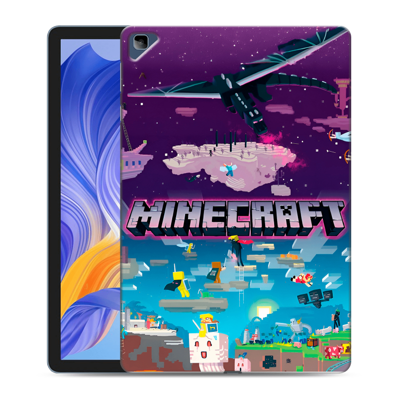 Силиконовый чехол на Huawei Honor Pad X8 с принтом Майнкрафт Minecraft Силиконовый чехол на Huawei Honor Pad X8 с принтом Майнкрафт Minecraft