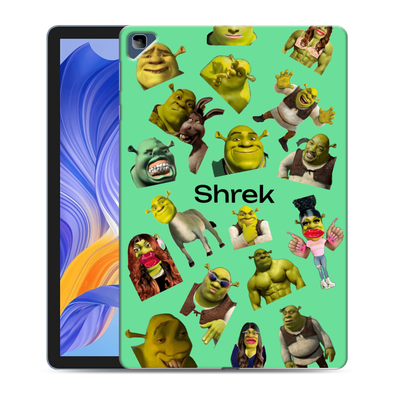 Силиконовый чехол на Huawei Honor Pad X8 с принтом Шрек Shrek Силиконовый чехол на Huawei Honor Pad X8 с принтом Шрек Shrek
