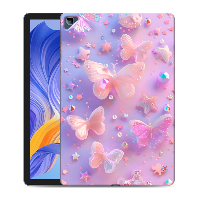 Силиконовый чехол на Huawei Honor Pad X8 с принтом Бабочки Силиконовый чехол на Huawei Honor Pad X8 с принтом Бабочки