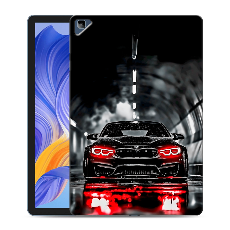 Силиконовый противоударный чехол на Huawei Honor Pad X8 с принтом BMW БМВ Силиконовый противоударный чехол на Huawei Honor Pad X8 с принтом BMW БМВ