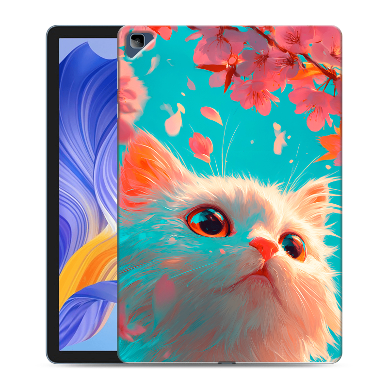 Силиконовый противоударный чехол на Huawei Honor Pad X8 с принтом Красивый кот Силиконовый противоударный чехол на Huawei Honor Pad X8 с принтом Красивый кот