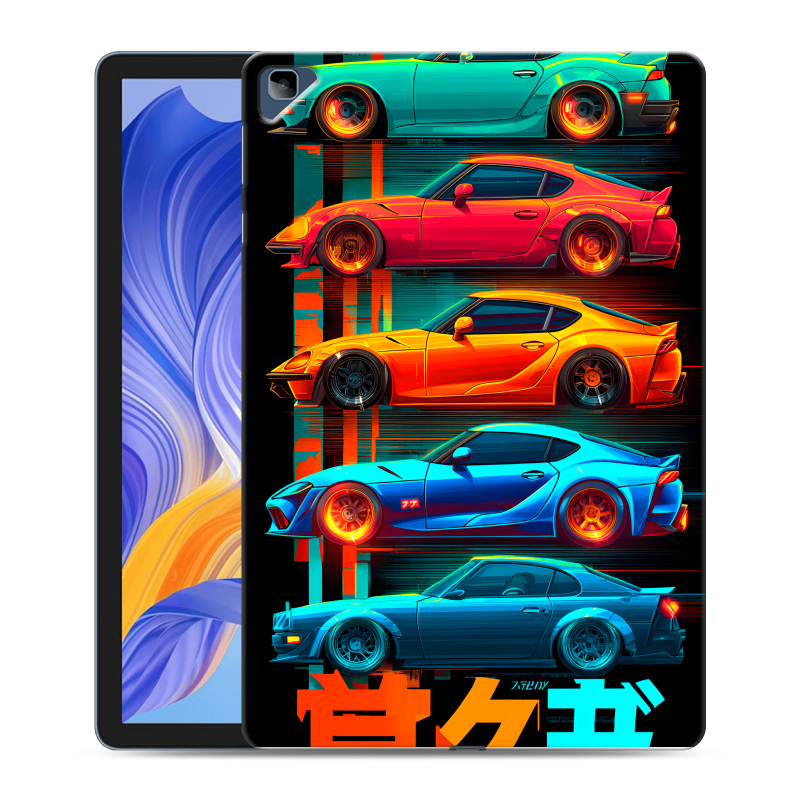 Силиконовый чехол на Huawei Honor Pad X8 с принтом машины тачки Силиконовый чехол на Huawei Honor Pad X8 с принтом машины тачки