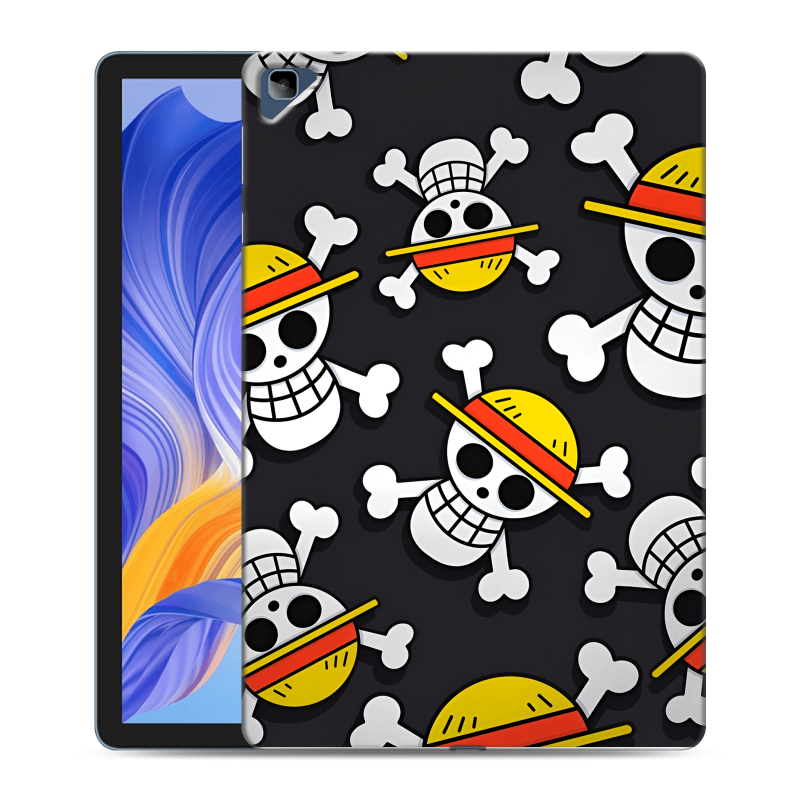Силиконовый противоударный чехол на Huawei Honor Pad X8 с принтом One Piece Ван Пис Силиконовый противоударный чехол на Huawei Honor Pad X8 с принтом One Piece Ван Пис