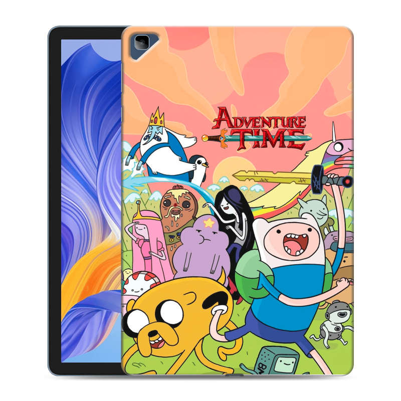 Силиконовый противоударный чехол на Huawei Honor Pad X8 с принтом Adventure time Время приключений Силиконовый противоударный чехол на Huawei Honor Pad X8 с принтом Adventure time Время приключений