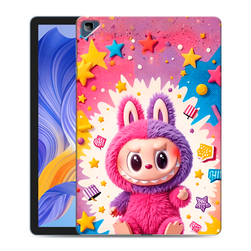 Силиконовый чехол на Huawei Honor Pad X8 с принтом Labubu Лабубу Силиконовый чехол на Huawei Honor Pad X8 с принтом Labubu Лабубу