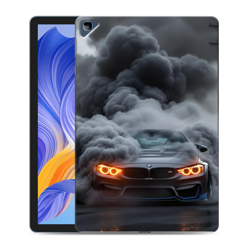 Силиконовый чехол на Huawei Honor Pad X8 с принтом BMW БМВ Силиконовый чехол на Huawei Honor Pad X8 с принтом BMW БМВ