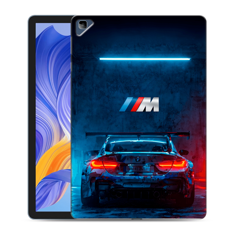 Силиконовый противоударный чехол на Huawei Honor Pad X8 с принтом BMW БМВ Силиконовый противоударный чехол на Huawei Honor Pad X8 с принтом BMW БМВ
