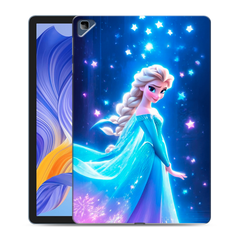 Силиконовый противоударный чехол на Huawei Honor Pad X8 с принтом Холодное сердце Frozen Силиконовый противоударный чехол на Huawei Honor Pad X8 с принтом Холодное сердце Frozen