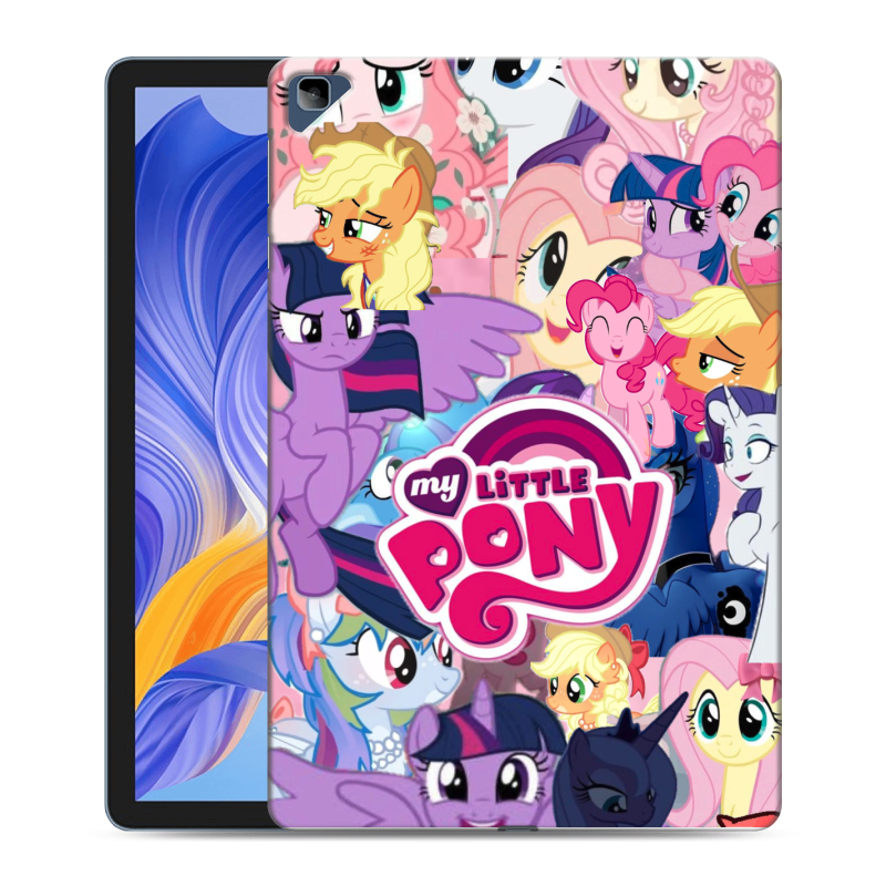 Силиконовый чехол на Huawei Honor Pad X8 с принтом My little pony Дружба чудо Силиконовый чехол на Huawei Honor Pad X8 с принтом My little pony Дружба чудо