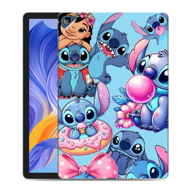 Силиконовый чехол на Huawei Honor Pad X8 с принтом Лило и Стич Силиконовый чехол на Huawei Honor Pad X8 с принтом Лило и Стич