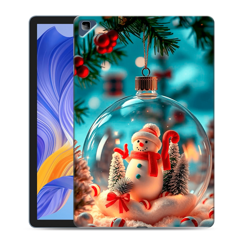 Силиконовый противоударный чехол на Huawei Honor Pad X8 с принтом Новый год Силиконовый противоударный чехол на Huawei Honor Pad X8 с принтом Новый год