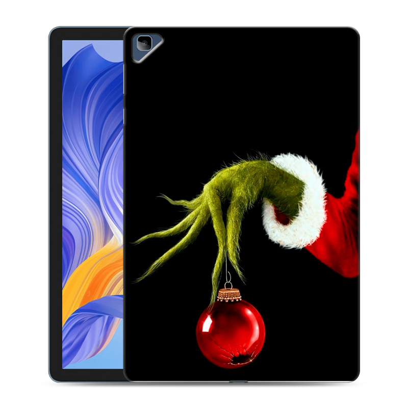 Силиконовый чехол на Huawei Honor Pad X8 с принтом Новый год Гринч Силиконовый чехол на Huawei Honor Pad X8 с принтом Новый год Гринч